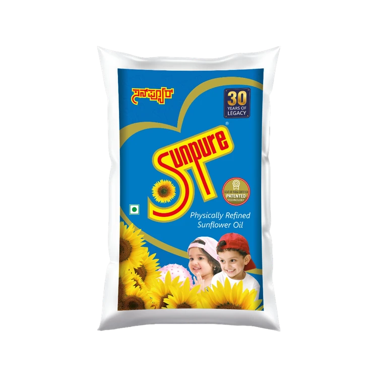 Sunpure Refined Sunflower Oil (Suryakanthi Enne)
