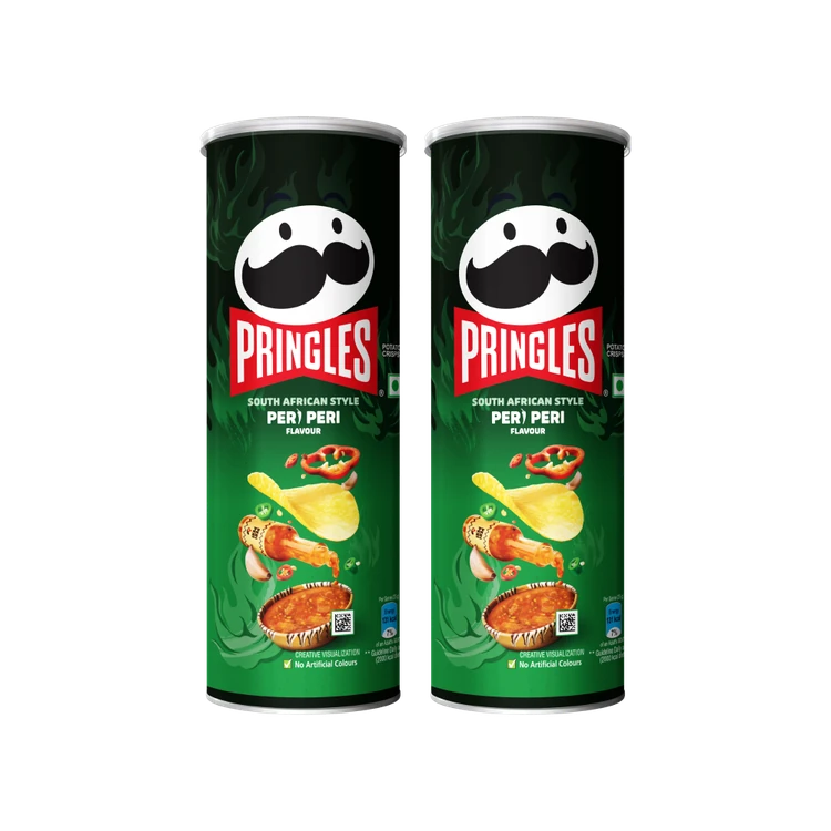 Pringles South African Peri Peri Chips - Pack of 2
