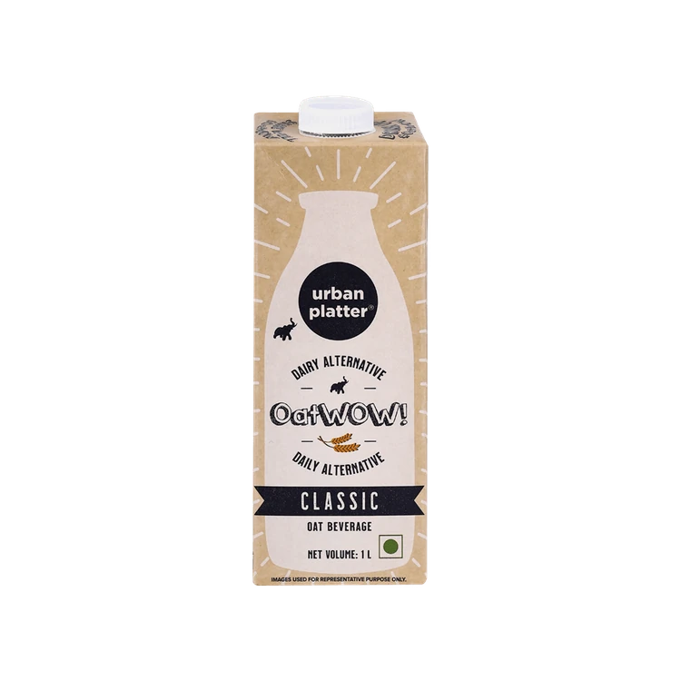 Urban Platter OatWOW Classic Oat Beverage (Lactose-Free, Plant-Based / Vegan / Milk Alternative)