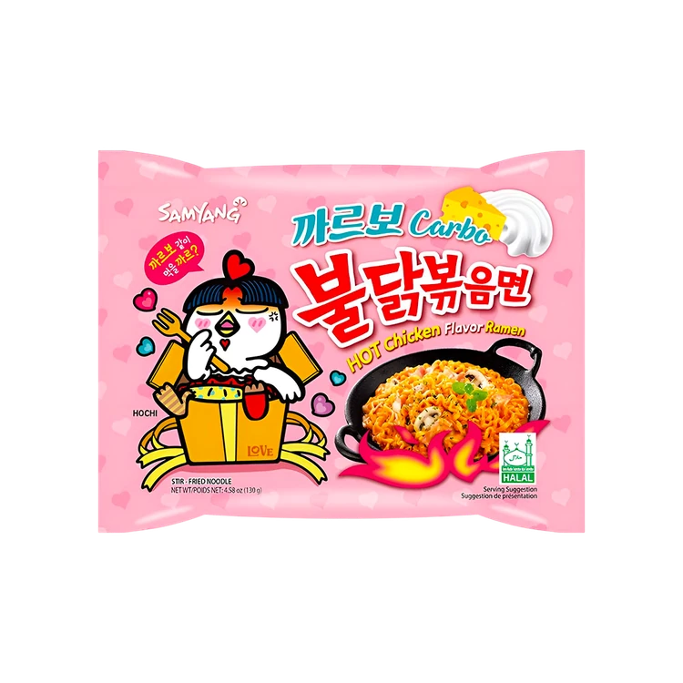 Samyang Ramen Instant Noodles - Carbo Hot Chicken Flavour