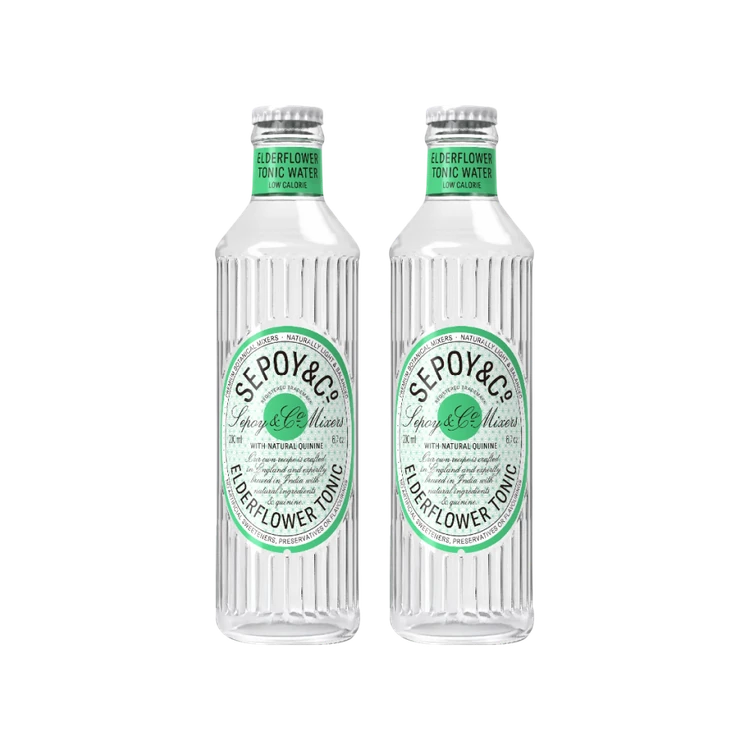 Sepoy & Co. Elderflower Tonic Water - Pack of 2
