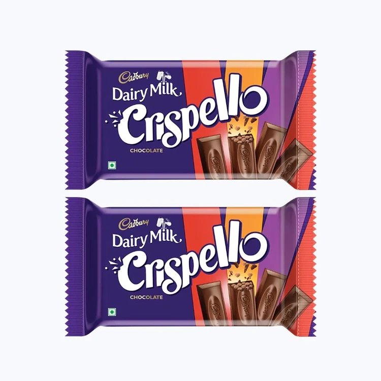 Cadbury Dairy Milk Crispello Milk Chocolate Bar - Pack of 2