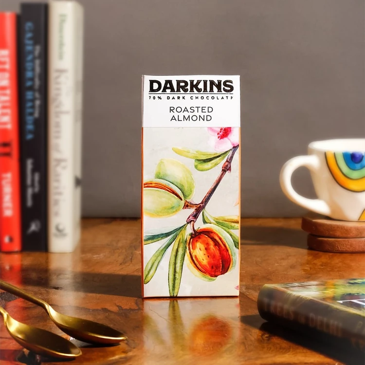 Darkins Almonds 70% Dark Chocolate