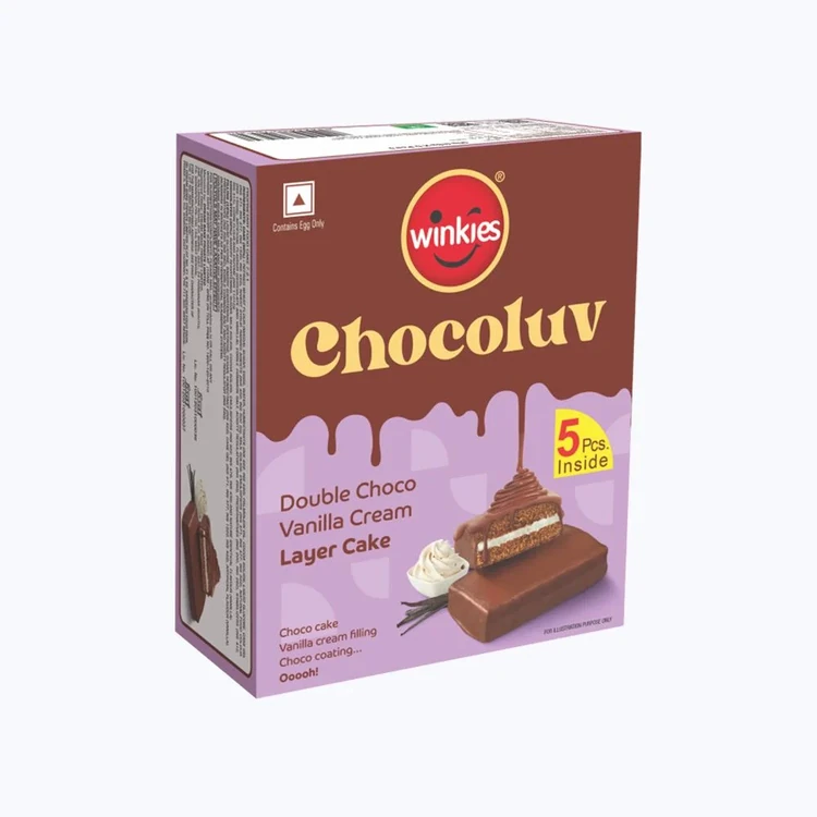 Winkies Chocoluv Layered Cake - Double Choco Vanilla Cream