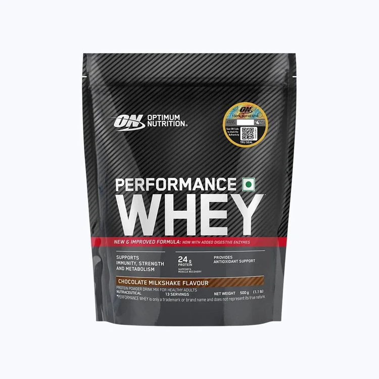 Optimum Nutrition (ON) Chocolate Milkshake Performance Whey Protein Powder