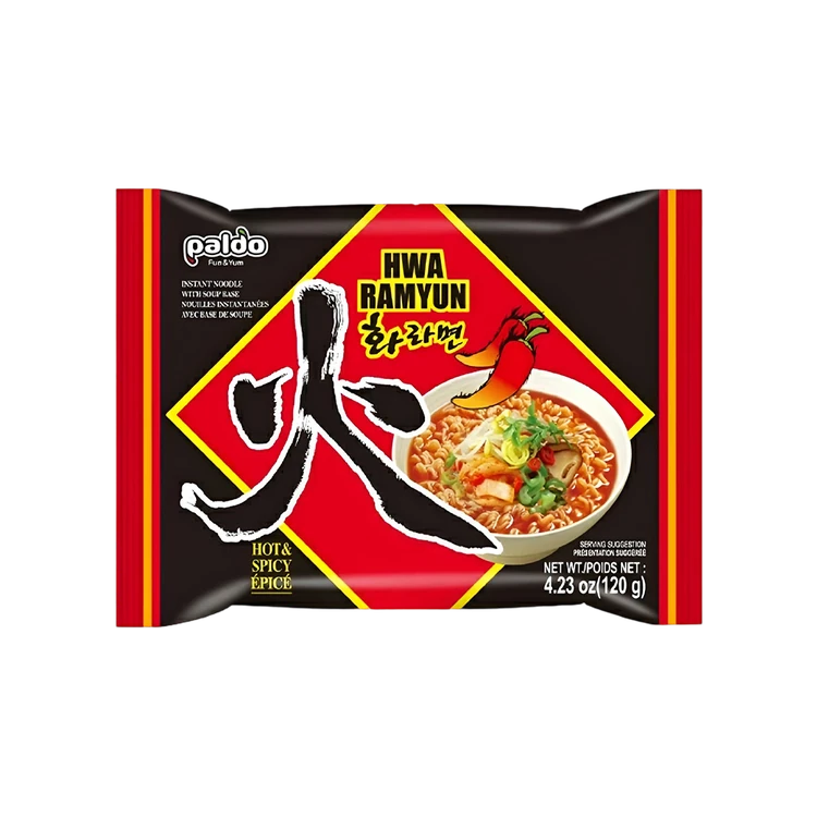 Paldo Hwa Ramyun Flavoured Instant Noodles - Hot & Spicy
