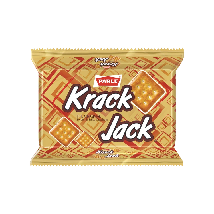 Parle Krackjack Crackers Sweet & Salty Biscuits