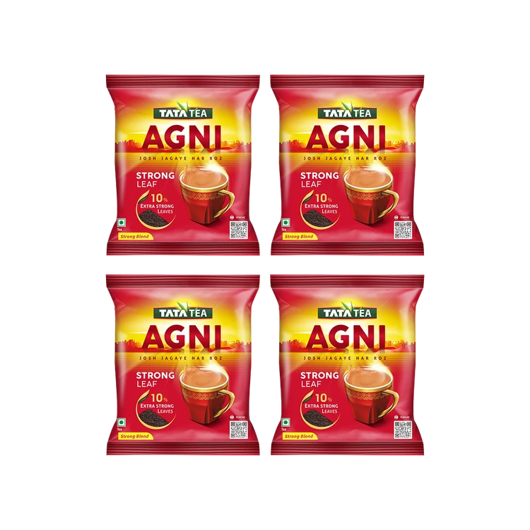 Tata Tea Agni Special Blend Tea - Pack of 4