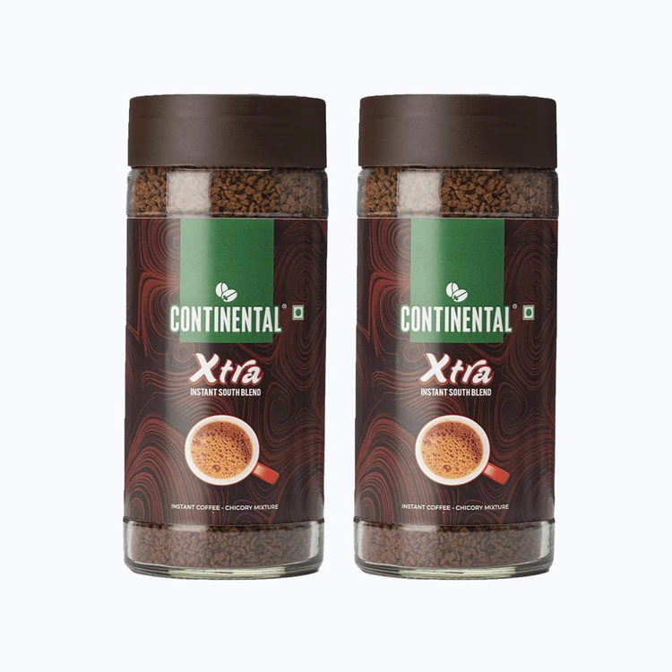Continental Xtra South Blend Instant Coffee - Pack of 2