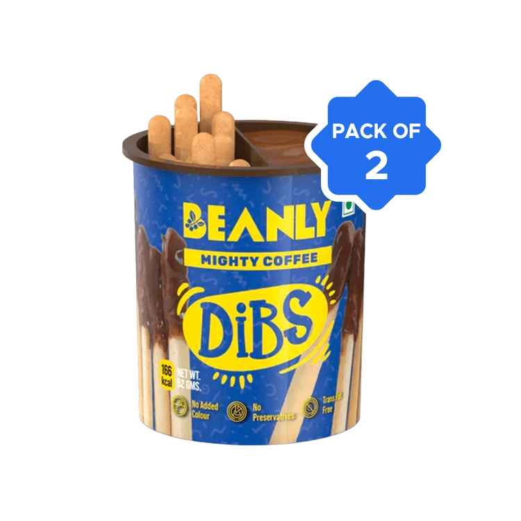 Beanly Mighty Coffee Spread with Breadsticks - Pack of 2
