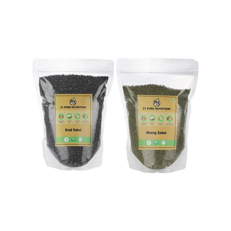 21 Pure Nutrition Urad (Sabut) & Moong (Sabut) Combo