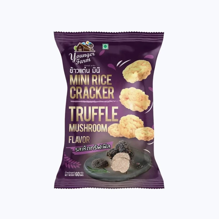 Younger Farm Mini Rice Crackers Truffle Mushroom