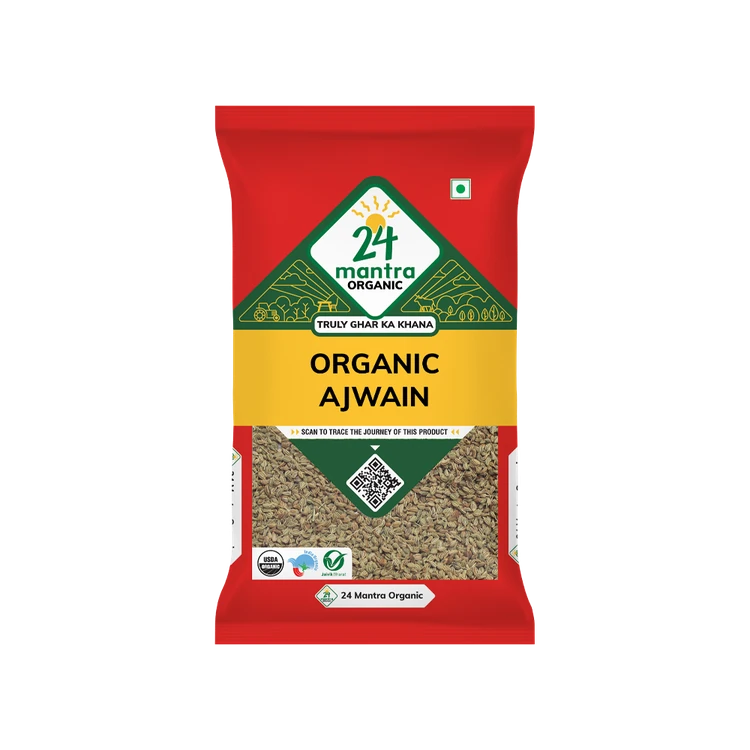 24 Mantra Organic Ajwain Seeds