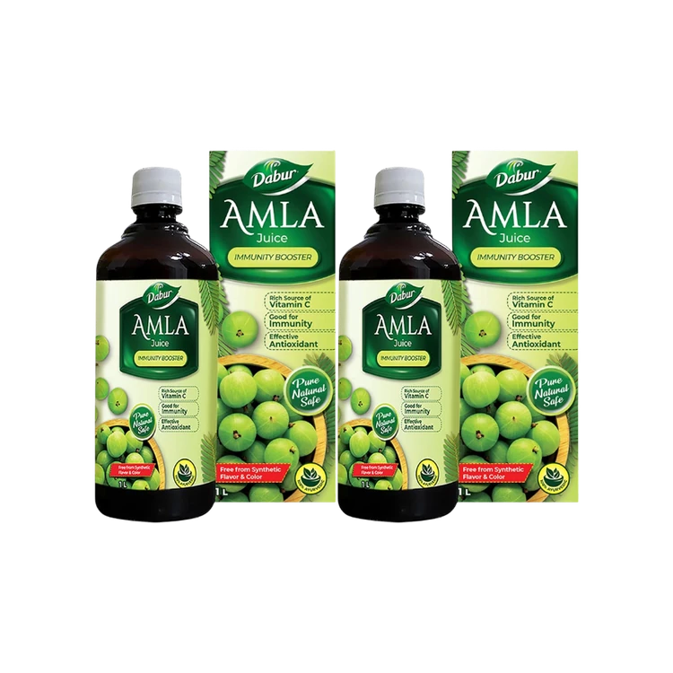 Dabur Amla Immunity Booster Herbal Juice - Pack of 2