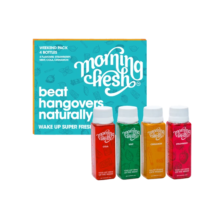 Morning Fresh Hangover Solution (Assorted) - Pack of 4