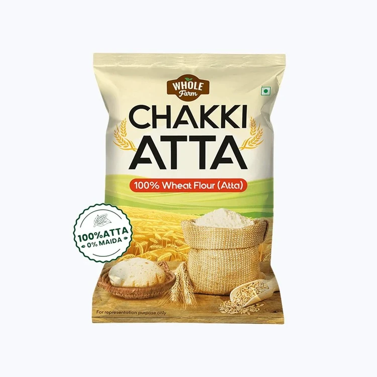 Whole Farm Chakki Atta (100% Atta, 0% Maida) (Godihittu)