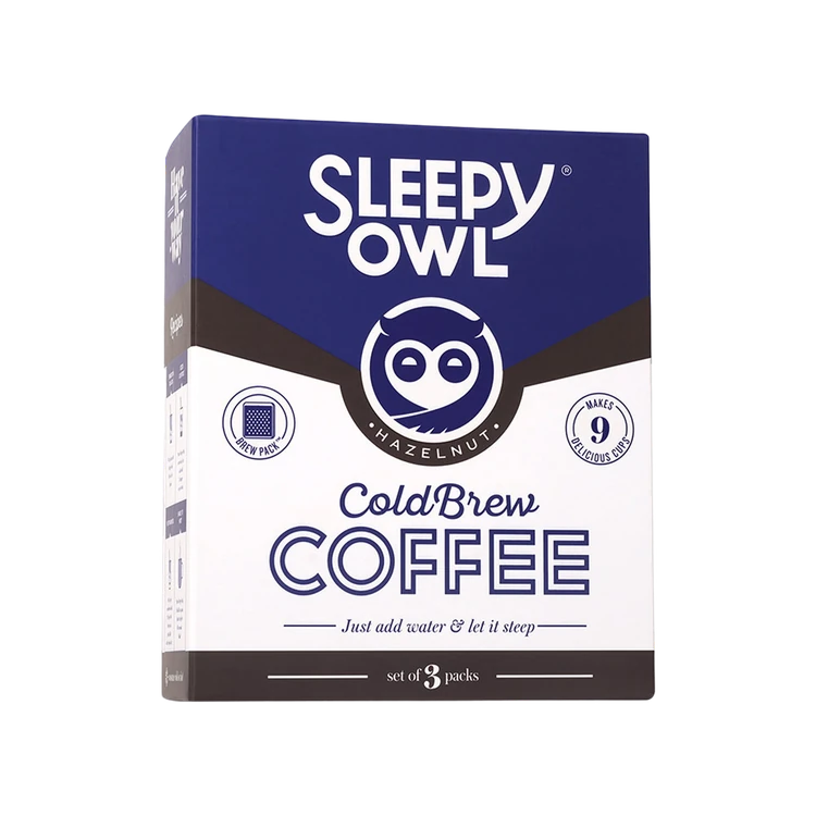Sleepy Owl Hazelnut Brew Coffee Bags