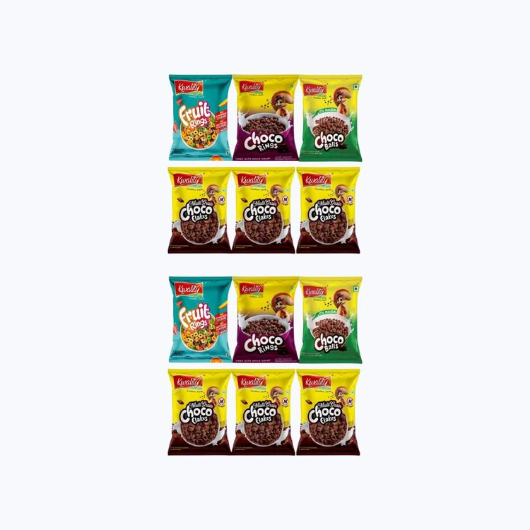 Kwality Multigrain Chocos & Cereal Combo Pack - Pack of 2