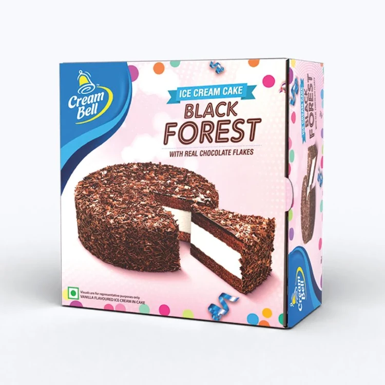 Cream Bell Black Forest Ice Cream Cake