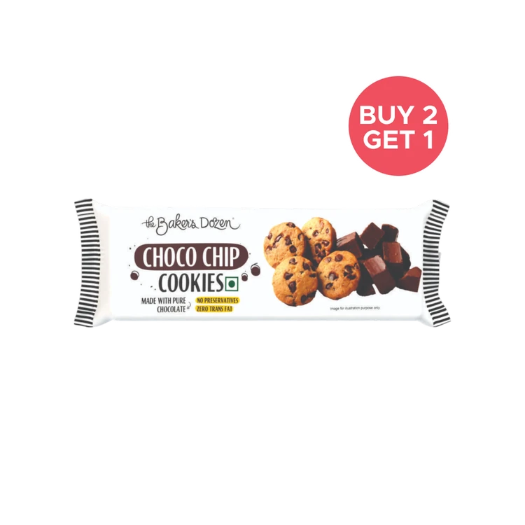 The Baker's Dozen Choco Chip Chocolate Cookies - Buy 2 Get 1 Free