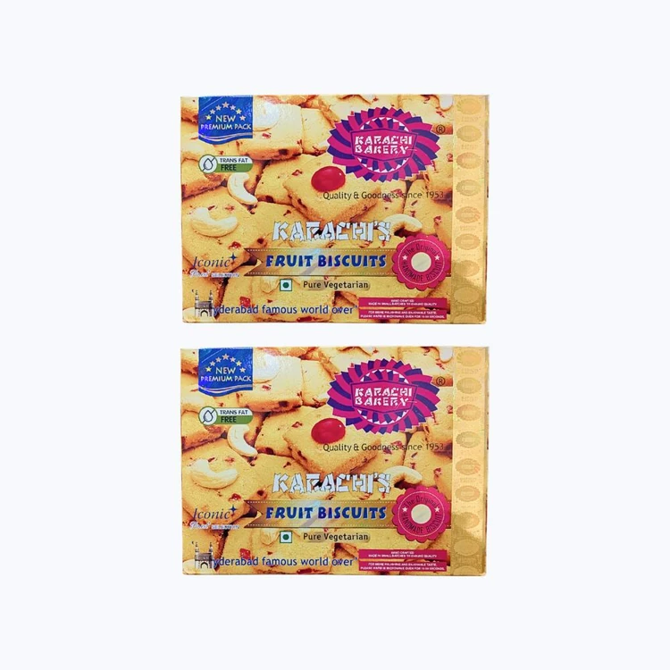 Karachi Bakery Fruit Bakery Cookies - Pack of 2