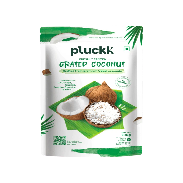 Pluckk Frozen Grated Coconut