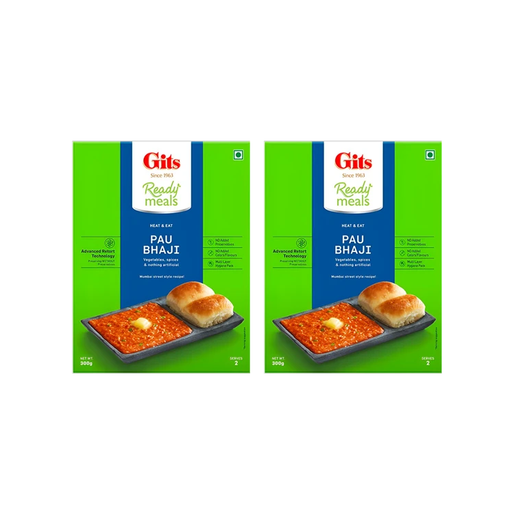 Gits Pau Bhaji Ready to Eat - Pack of 2