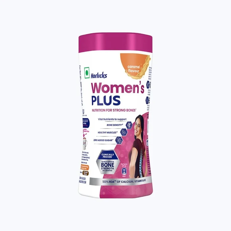 Horlicks Women's Plus Caramel Drink Mix (Jar)