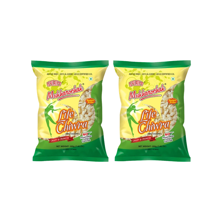 Mukharochak Lite Chivda Namkeen - Pack of 2