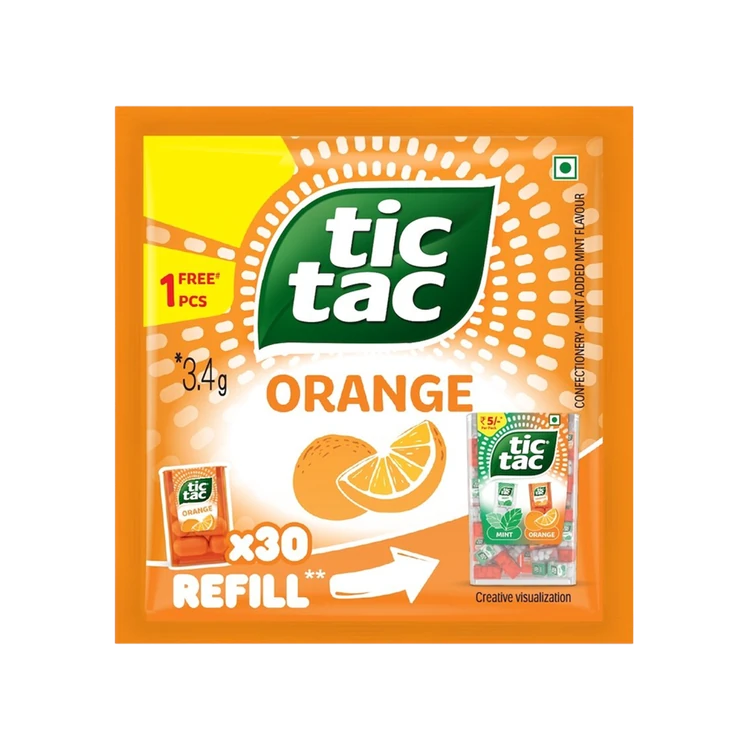Tic Tac Orange Mouth Freshener