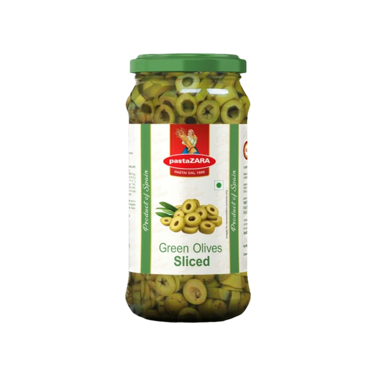 pastaZara Spanish Green Olives Sliced
