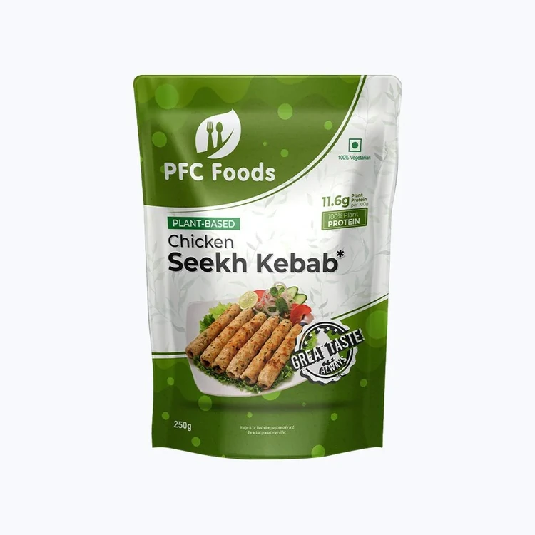 PFC Foods Plant-Based Chicken Seekh Kebab