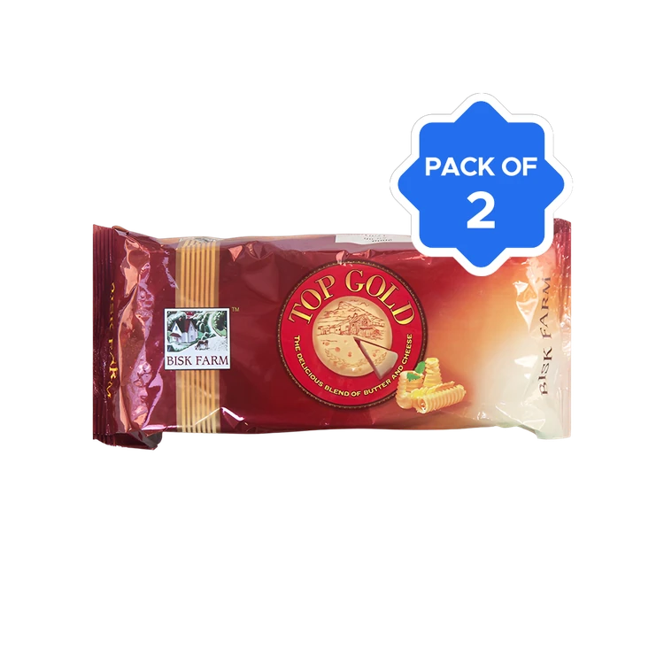 Bisk Farm Top Gold Biscuit - Pack of 2