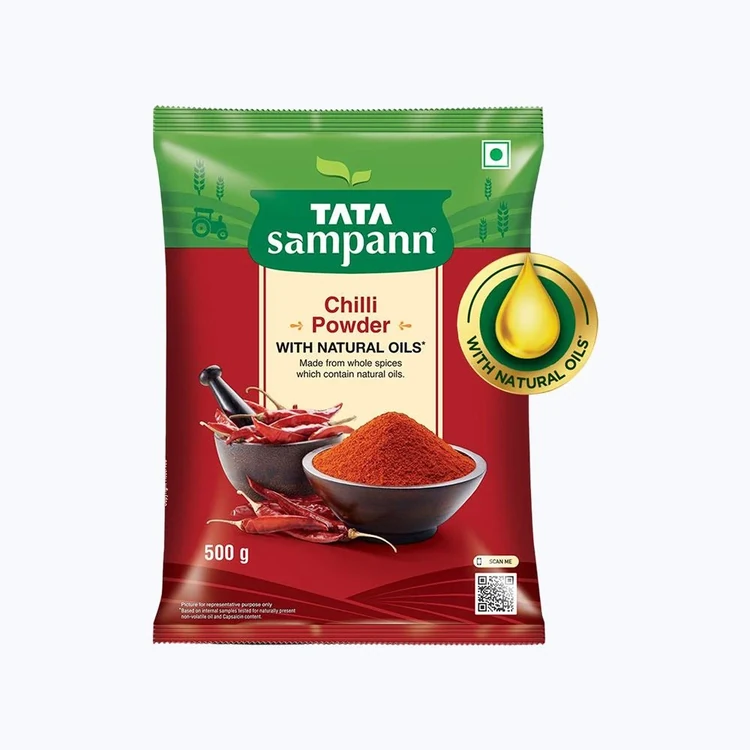 Tata Sampann Chilli Powder with Natural Oils (Kharada Pudi)