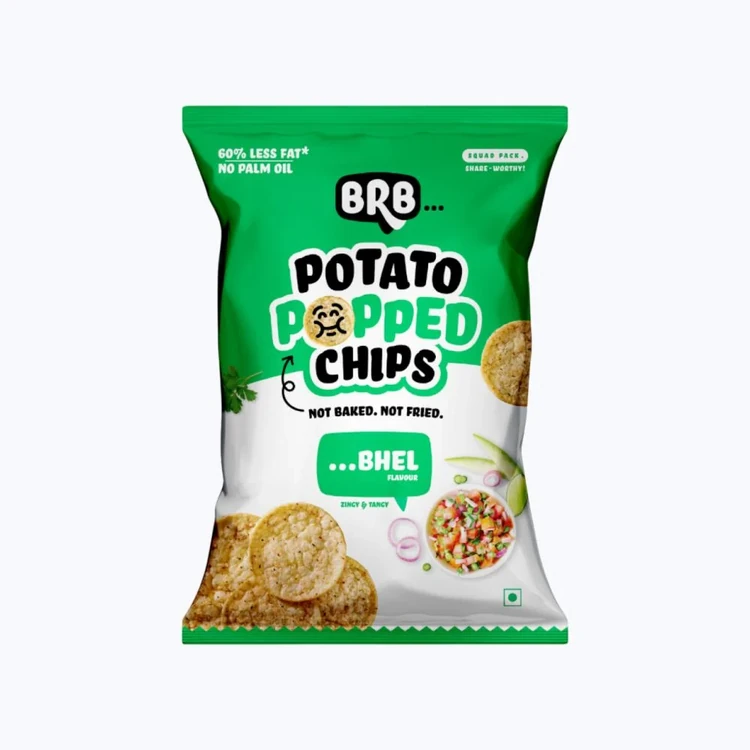 BRB Potato Popped Chips (Bhel Flavour)
