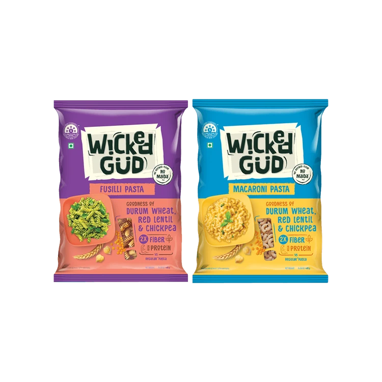 WickedGud Macaroni & Fusilli Pasta