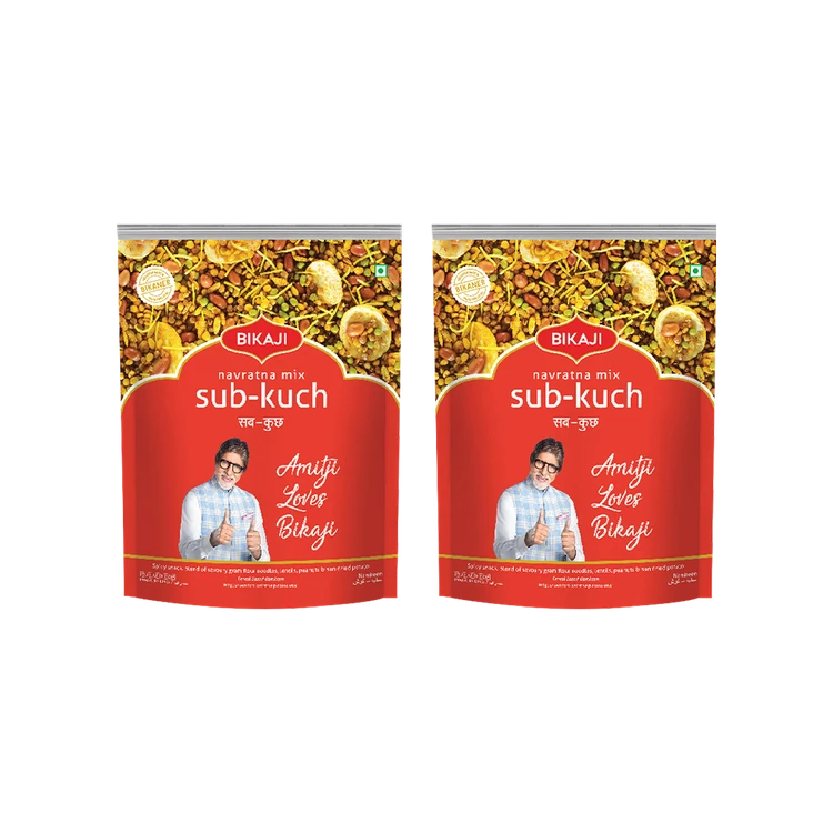 Bikaji Navratna Sub Kuch Mixture Namkeen - Pack of 2