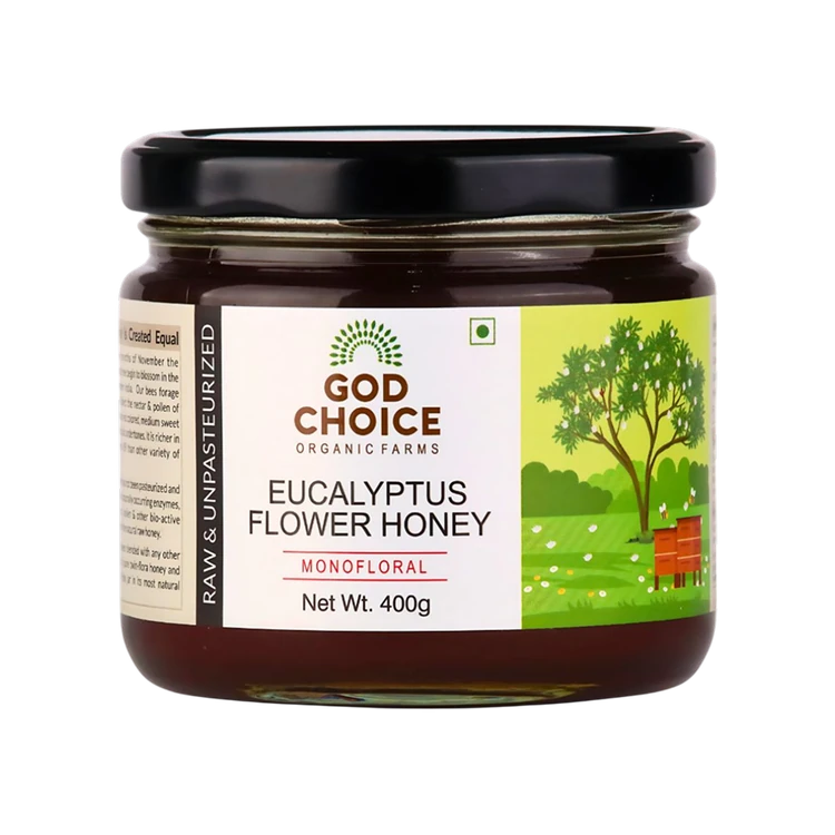 God Choice Organic Farms Eucalyptus Flower Honey