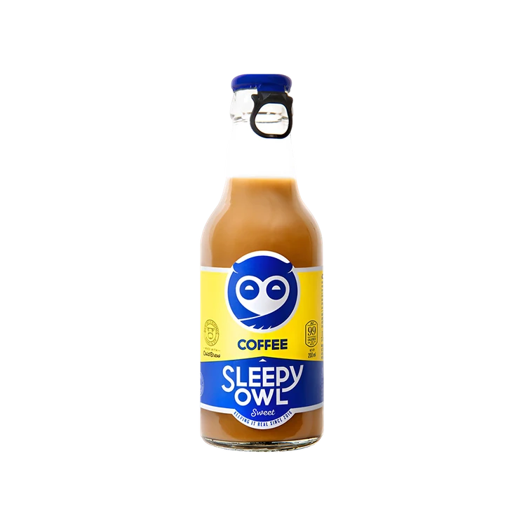 Sleepy Owl Sweet Cold Coffee