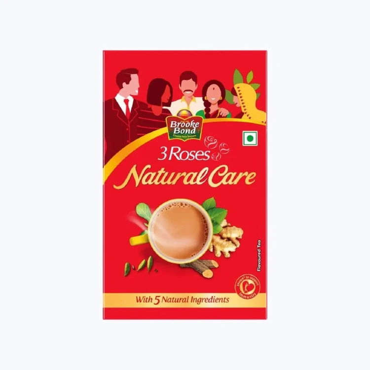 Brooke Bond 3 Roses 3 Roses Natural Care Tea