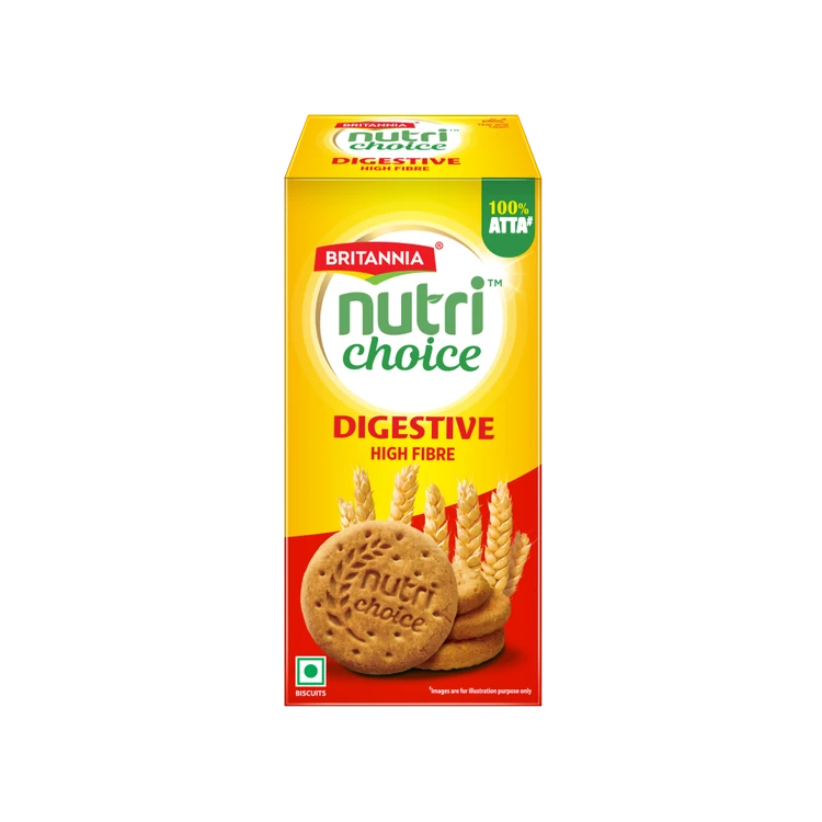 Britannia NutriChoice Digestive High Fibre Biscuit - 250 g Family Pack