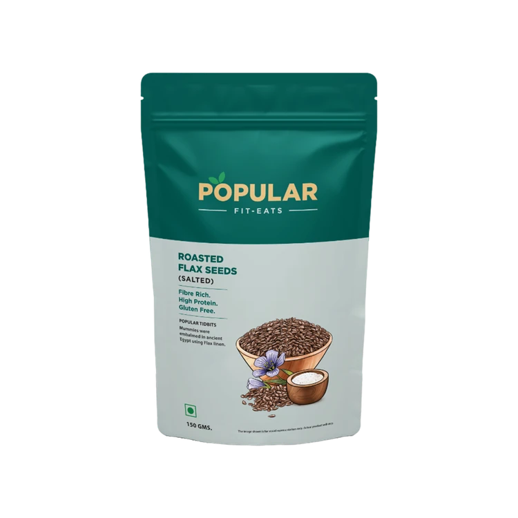 Popular Fit Eats Roasted & Salted Flax Seeds (Agase Beeja)