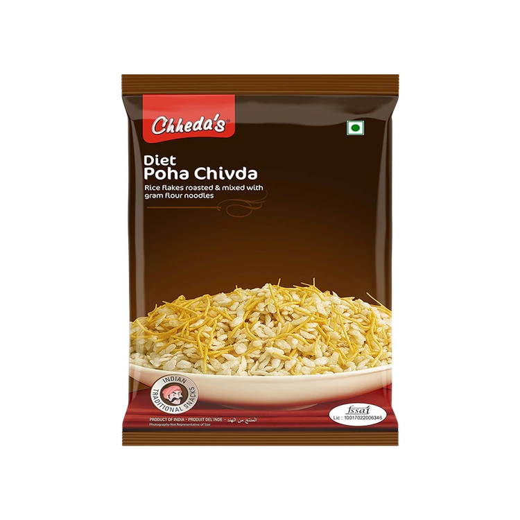 Chheda's Diet Poha Chivda Namkeen - 500 g