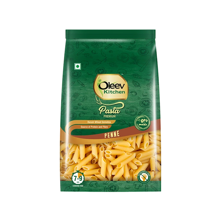 Oleev Kitchen No Maida Penne Durum Wheat Pasta