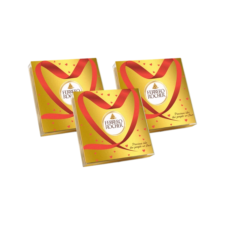 Ferrero Rocher Chocolate Gift Pack (24 pieces) - Pack of 3