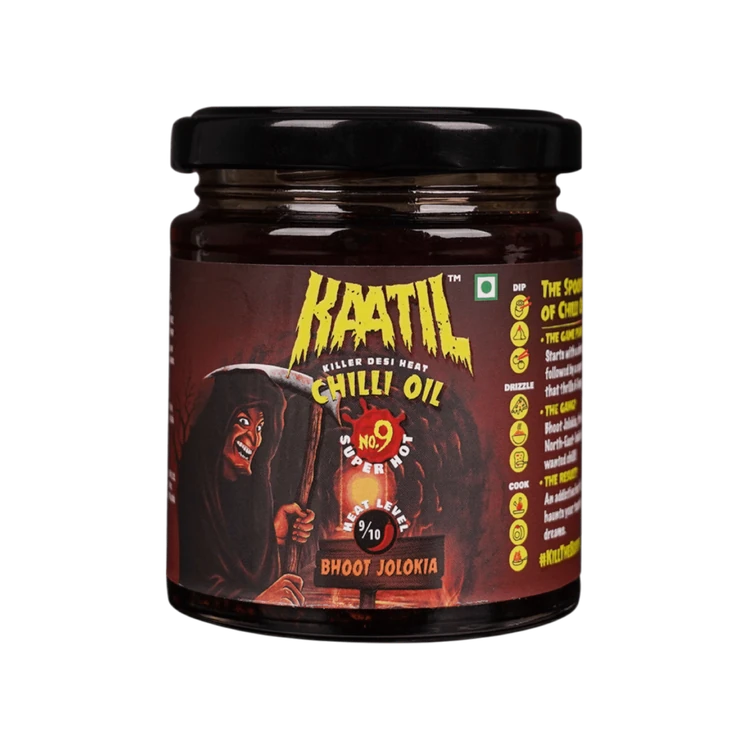 Kaatil Super Hot Chilli Oil - No.9 Bhoot Jolokia