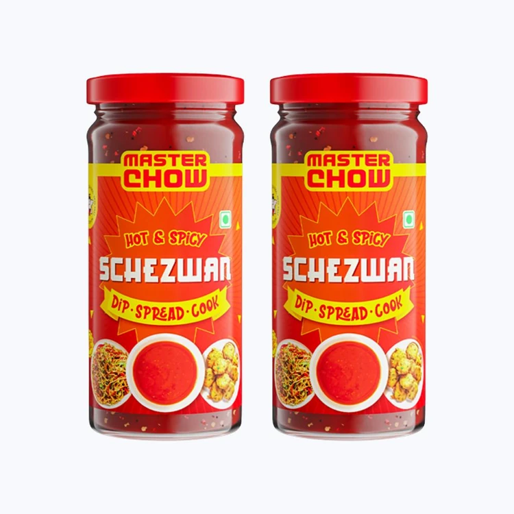 MasterChow Hot & Spicy Schezwan Chutney - Pack of 2