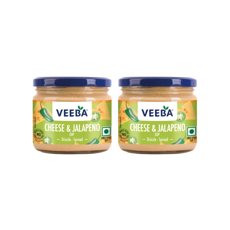 Veeba Cheese & Jalapeno Dip - Pack of 2