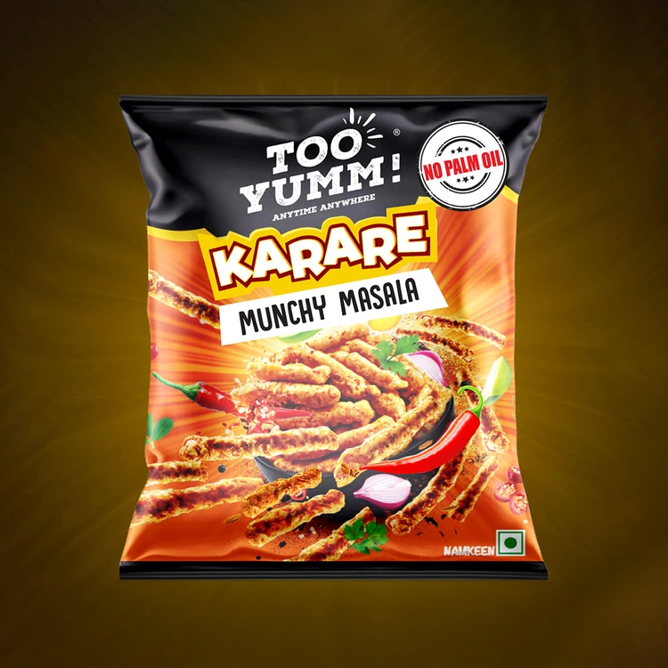 Too Yumm Karare Munchy Masala Spicy Crisps