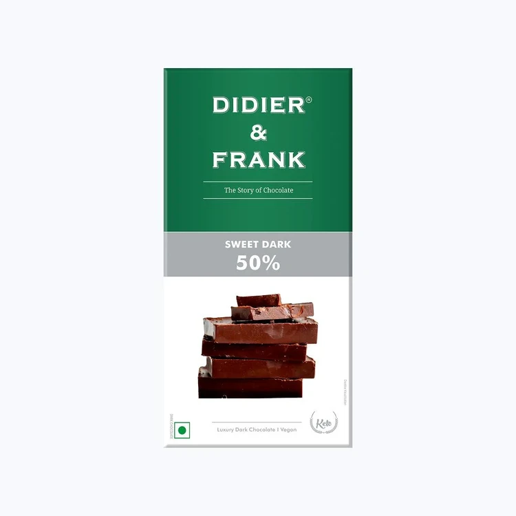 Didier & Frank Sweet Dark - 50% Dark Chocolate Bar